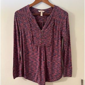 Matilda Jane Space Dyed Long Sleeve Top Size XS